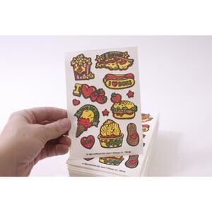 1984, Cartoon Fast Food, Iron On Patches Lot, Resale Lot, Scrapbooking, Craft,